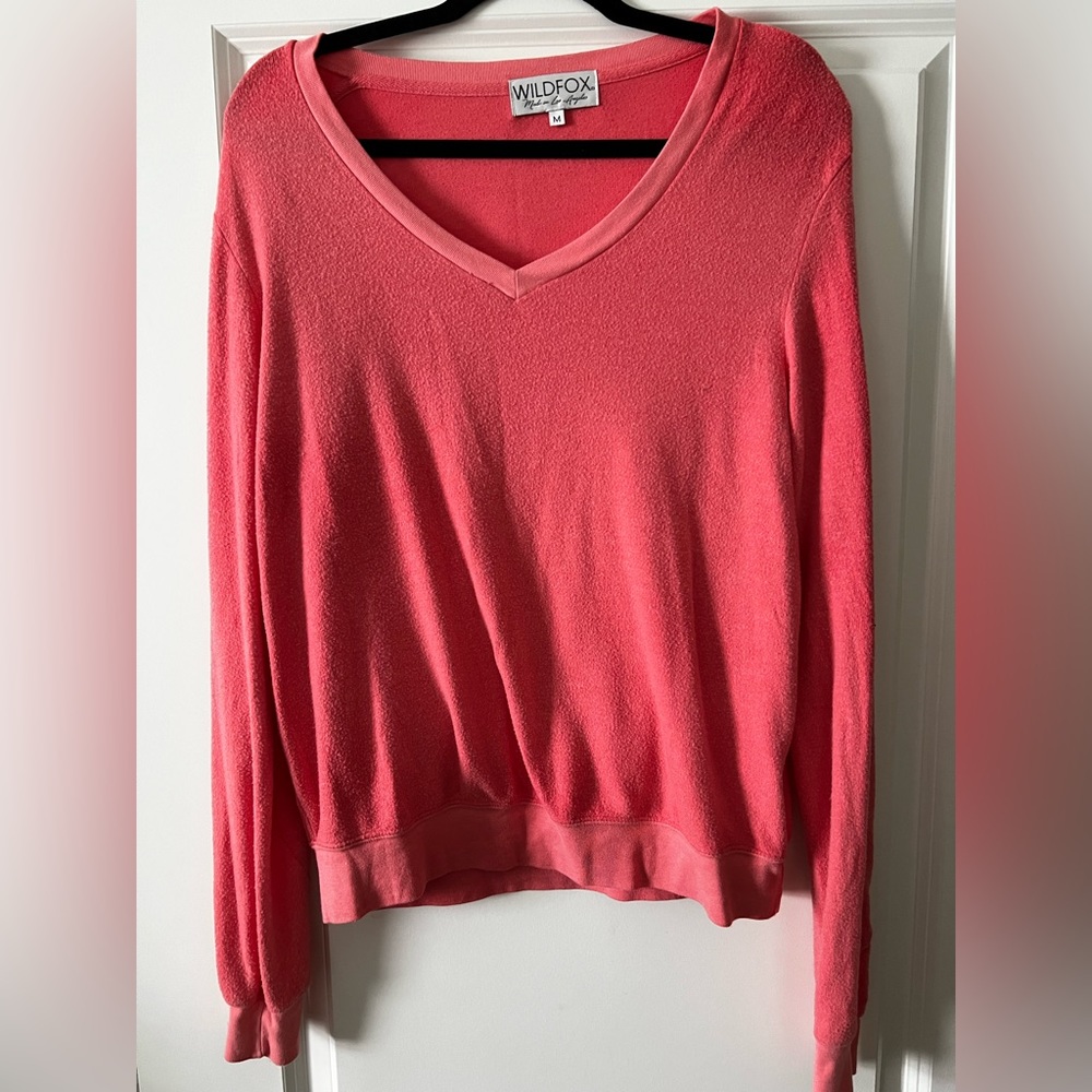 Salmon Wildfox sweatshirt